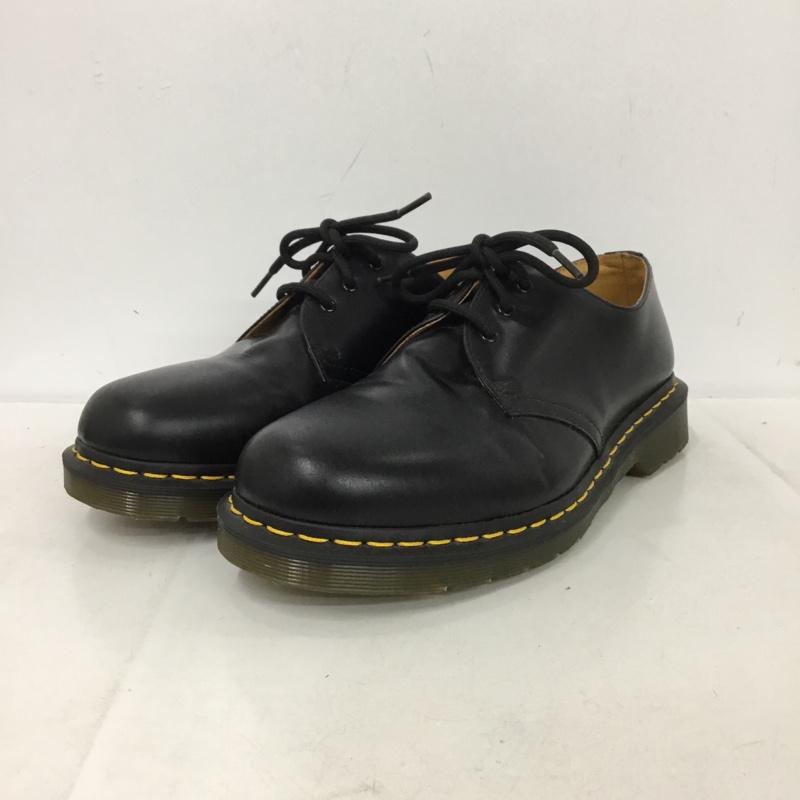 ドクターマーチン Dr.Martens 革靴 革靴 AW004 1461 3ホール UK8 US：9 無地 黒 / ブラック /  メンズ USED 古着 中古 10148412