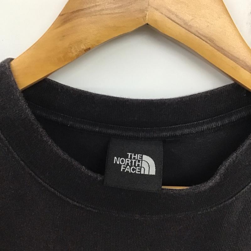 ザノースフェイス THE NORTH FACE Tシャツ 半袖 nt32036 Tシャツ 半袖カットソー プリントTシャツ S ロゴ、文字 黒 / ブラック /  メンズ USED 古着 中古 10134596