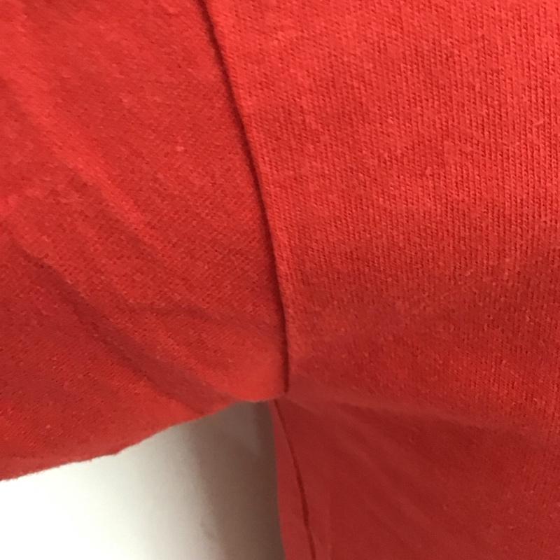 クイックシルバー Quiksilver Tシャツ 半袖 クルーネック プリント S ロゴ、文字 赤 / レッド /  メンズ USED 古着 中古 10106958