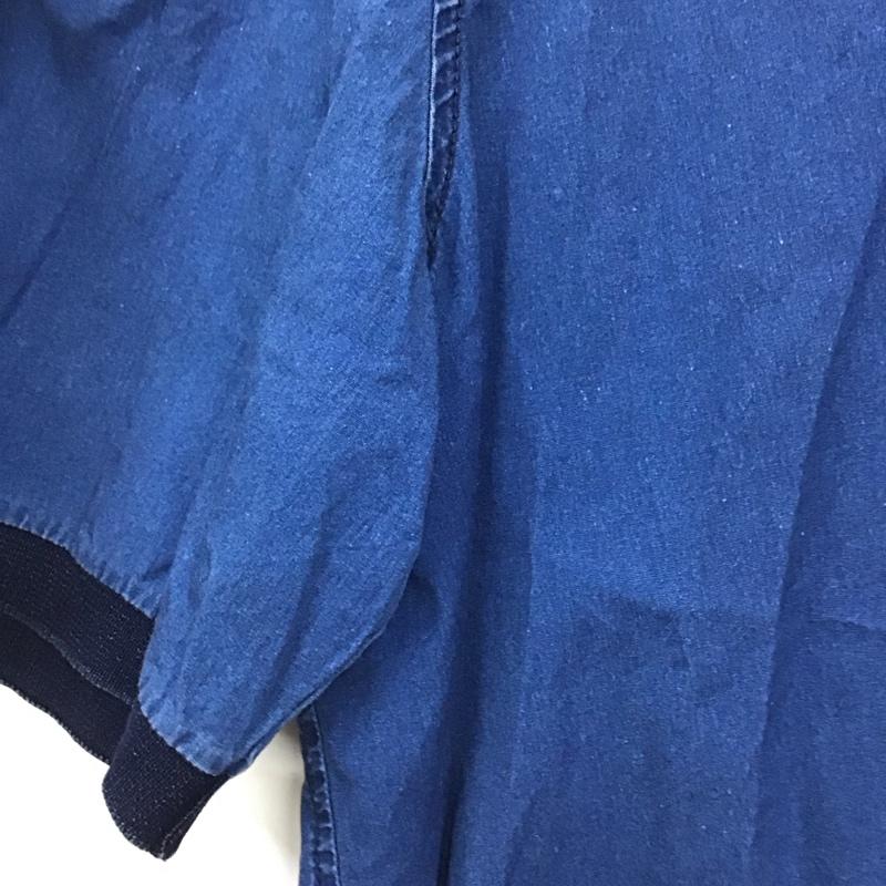 ラコステ LACOSTE ポロシャツ 半袖 5 無地 インディゴ / インディゴ /  メンズ USED 古着 中古 10130759