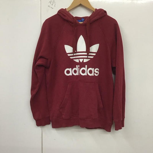 アディダスオリジナルス adidas originals パーカー 長袖 ax6983 長袖パーカー スウェット スポーツウェア L ロゴ、文字 えんじ / ワインレッド /  メンズ USED 古着 中古 10129268