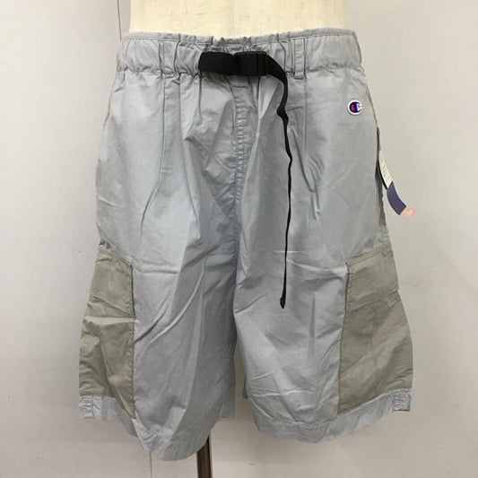 チャンピオン Champion パンツ ショートパンツ c8-r504 カーゴパンツ ショートパンツ カジュアルパンツ XL 無地 灰 / グレー /  メンズ USED 古着 中古 10114568