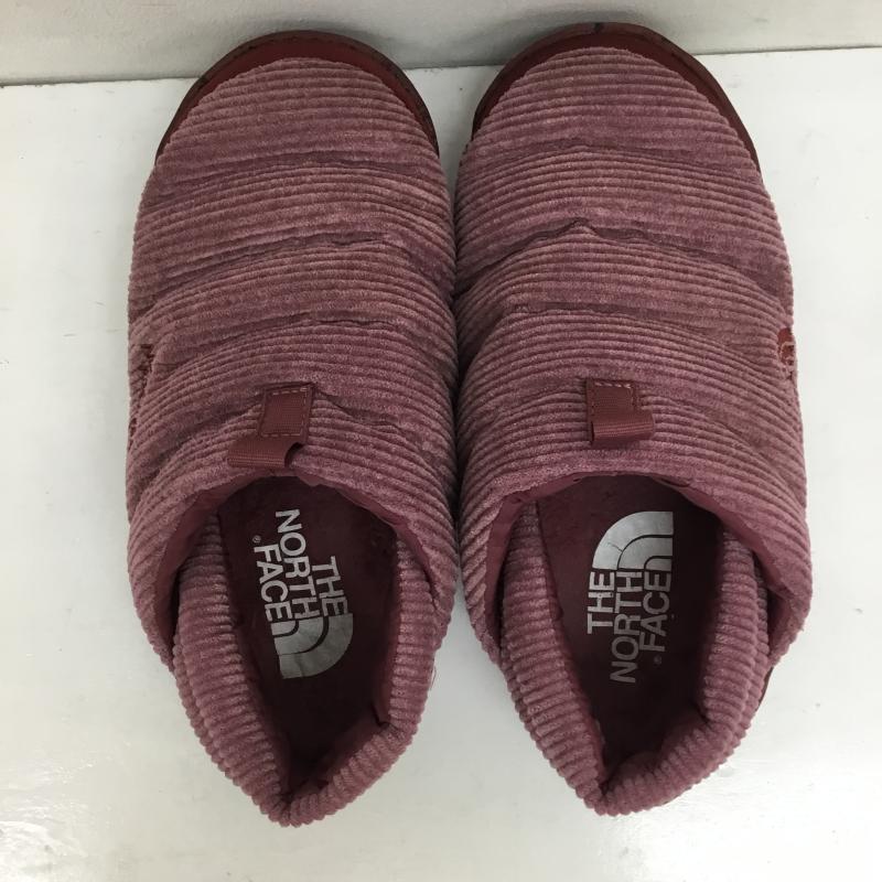 ザノースフェイス THE NORTH FACE スリッポン スリッポン NFW02272 Nuptse Mule Corduroy ヌプシ 23.5cm ロゴ、文字 桃 / ピンク /  レディース USED 古着 中古 10144212