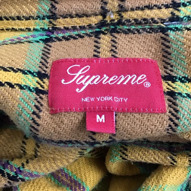 シュプリーム Supreme シャツ、ブラウス 長袖 SS23 PulloverPlaidFlannelShirt 長袖チェックシャツ M チェック マルチカラー / マルチカラー /  メンズ USED 古着 中古 10119131
