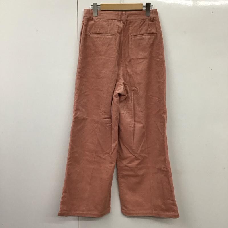 アングリッド Ungrid パンツ ワークパンツ、ペインターパンツ 111750707701-01 コーデュロイワイドパンツ カジュアルパンツ M 無地 桃 / ピンク /  レディース USED 古着 中古 10117572