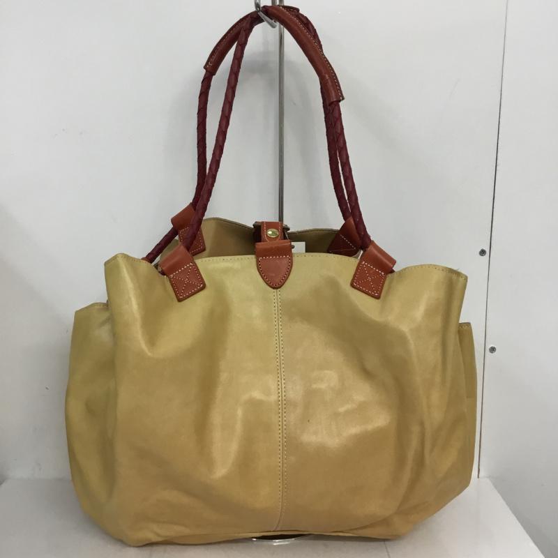 ロンエキャレ パー アカミネ ROND et CARRE par AKAMINE ハンドバッグ ハンドバッグ タグ付き 無地 ベージュ / ベージュ / X 桃 / ピンク / X キャメル / キャメル /  レディース USED 古着 中古 10045411