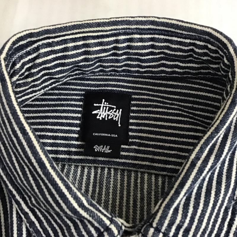 ステューシー STUSSY シャツ、ブラウス 長袖 長袖シャツ カラーシャツ ポケットシャツ 長袖カットソー ストライプシャツ S ストライプ マルチカラー / マルチカラー /  メンズ USED 古着 中古 10120039