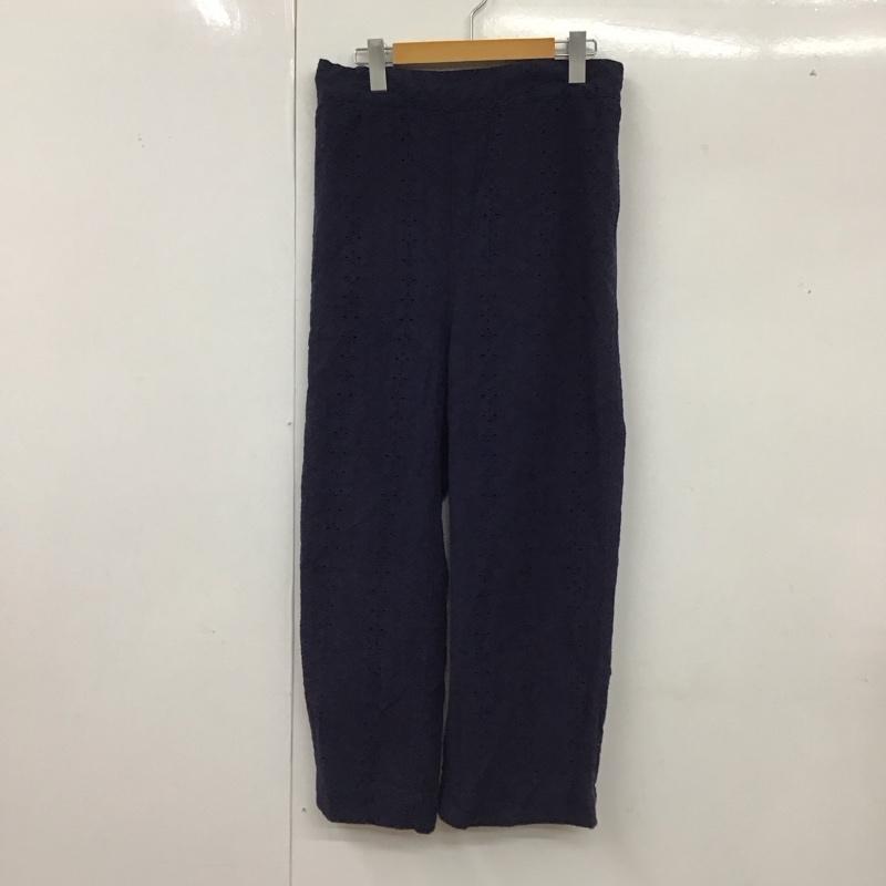 ビームスボーイ BEAMS BOY ボトムス ボトムス 13-24-0706-803 カットワークイージーパンツ  紺 / ネイビー /  レディース USED 古着 中古 10117252