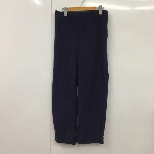 ビームスボーイ BEAMS BOY ボトムス ボトムス 13-24-0706-803 カットワークイージーパンツ  紺 / ネイビー /  レディース USED 古着 中古 10117252