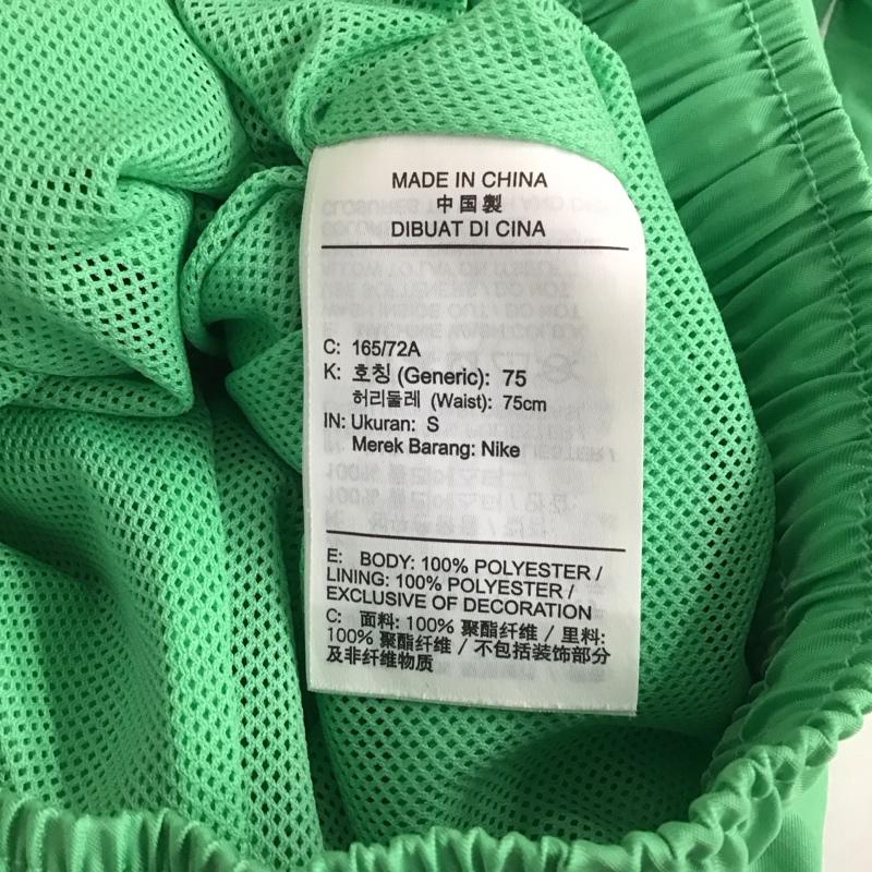 ナイキ NIKE パンツ ショートパンツ DM6830-363 S ロゴ、文字 薄緑 / ライトグリーン /  メンズ USED 古着 中古 10144039