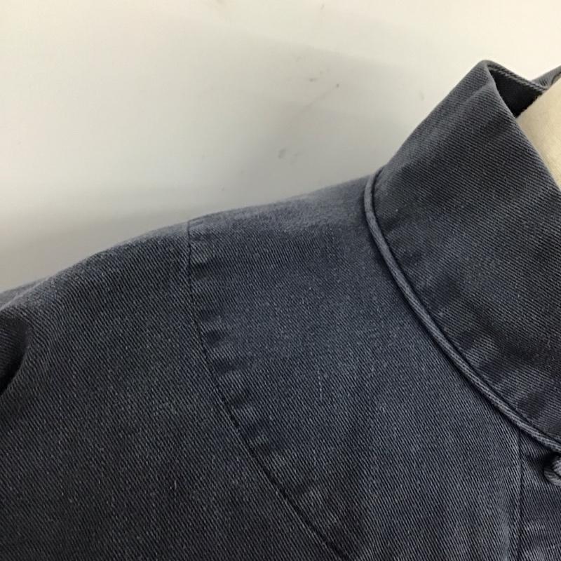 古着 USED ジャケット、上着 ジャケット、ブレザー チャイナ服 カジュアルジャケット 長袖ジャケット ロングジャケット XL 無地 紺 / ネイビー /  メンズ USED 古着 中古 10116661