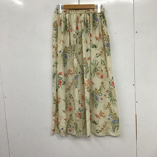 アーバンリサーチロッソ URBAN RESEARCH ROSSO スカート ひざ丈スカート RA94-25D002 カラーフラワープリントスカート 38 総柄 X 花柄 マルチカラー / マルチカラー /  レディース USED 古着 中古 10136603