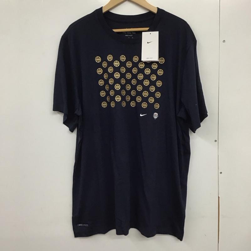 ナイキ NIKE Tシャツ 半袖 fq3631-451 USA24TEAMOLY24S/STEE 半袖カットソー プリントTシャツ XL プリント 紺 / ネイビー /  メンズ USED 古着 中古 10132565