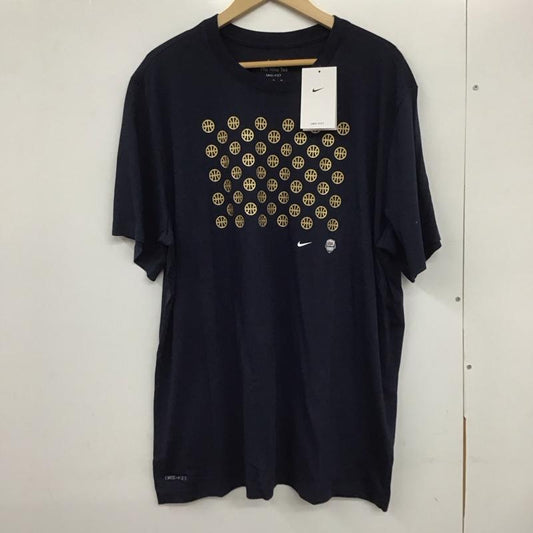 ナイキ NIKE Tシャツ 半袖 fq3631-451 USA24TEAMOLY24S/STEE 半袖カットソー プリントTシャツ XL プリント 紺 / ネイビー /  メンズ USED 古着 中古 10132565
