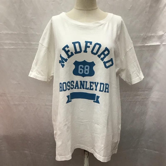 サマンサモスモス Samansa Mos2 Tシャツ 半袖 FREE プリント 白 / ホワイト /  レディース USED 古着 中古 10116931