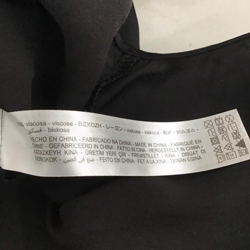 ザラ ZARA シャツ、ブラウス 長袖 長袖シャツ 無地シャツ カラーシャツ S 無地 黒 / ブラック /  レディース USED 古着 中古 10136440