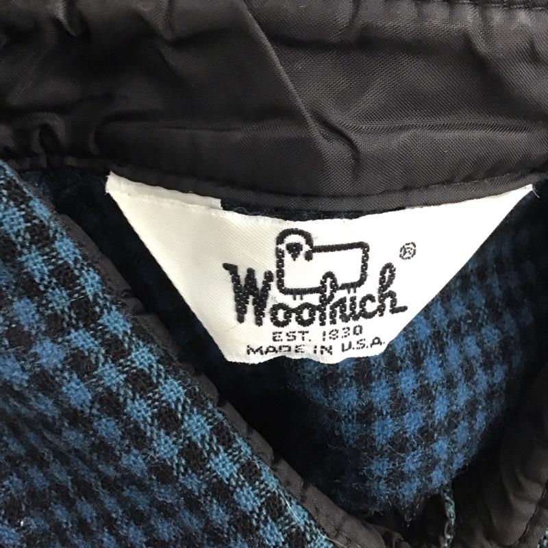 ウールリッチ WOOLRICH シャツ、ブラウス 長袖 長袖シャツ カラーシャツ ポケットシャツ 長袖カットソー チェックシャツ L チェック 黒 / ブラック / X 青 / ブルー /  メンズ USED 古着 中古 10123972