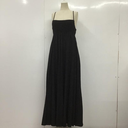 ザラ ZARA ワンピース ロングスカート M 無地 黒 / ブラック /  レディース USED 古着 中古 10106128