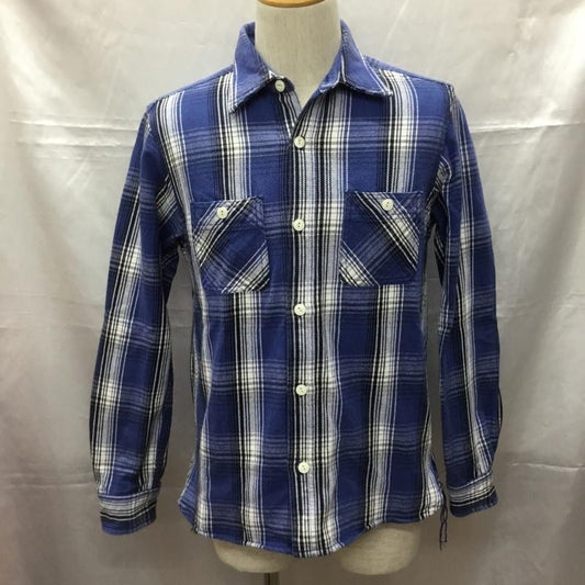 ヒューストン HOUSTON シャツ、ブラウス 長袖 L チェック マルチカラー / マルチカラー /  メンズ USED 古着 中古 10108912