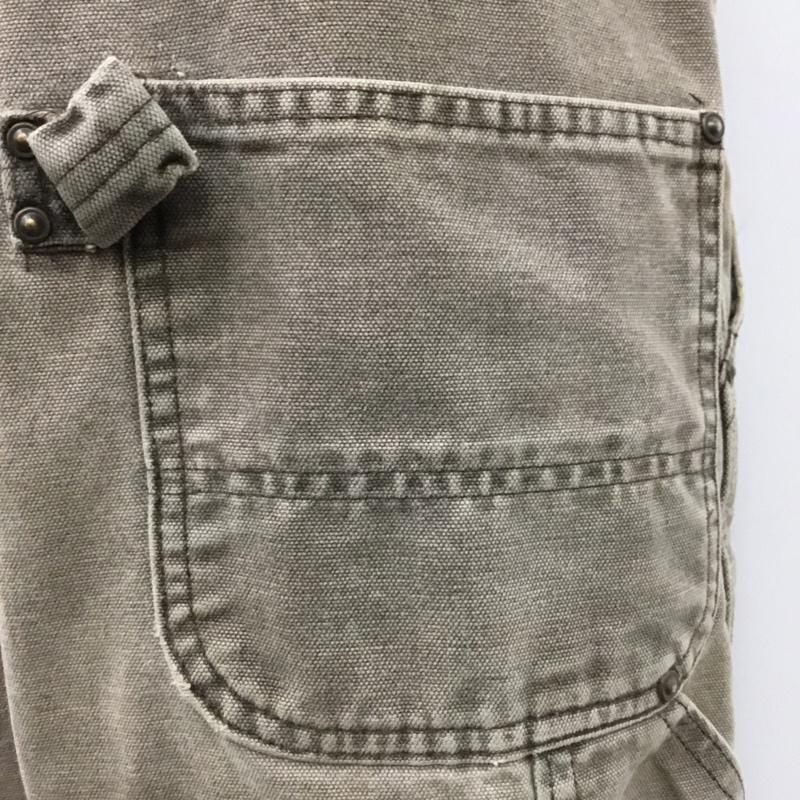 カーハート Carhartt サロペット・オーバーオール サロペット、オーバーオール オーバーオール オールインワン ワイドパンツ カジュアルパンツ ロゴ、文字 茶 / ブラウン /  メンズ USED 古着 中古 10115213