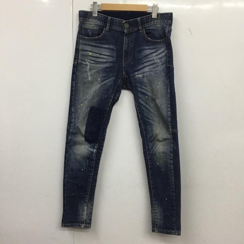 古着 USED パンツ デニム、ジーンズ Retro Engine L 無地 インディゴ / インディゴ /  メンズ USED 古着 中古 10150664