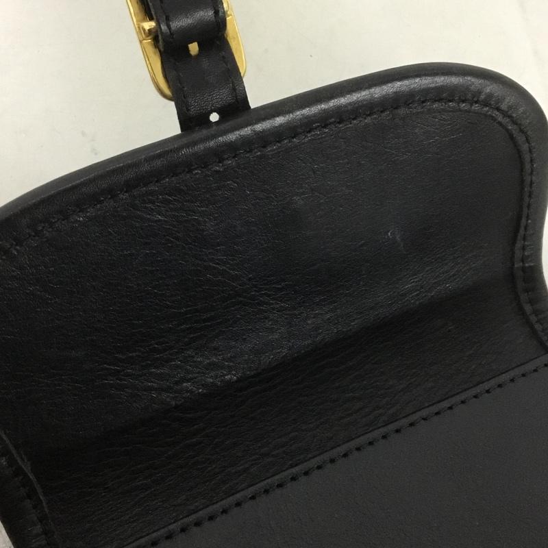 パトリックステファン PATRICK STEPHAN ショルダーバッグ ショルダーバッグ レザー ワンポイント 黒 / ブラック /  レディース USED 古着 中古 10143544