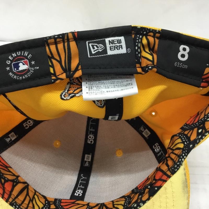 ニューエラ NEW ERA 帽子 キャップ 59FIFTY 63.5cm SOX ロゴ、文字 黄 / イエロー /  メンズ USED 古着 中古 10108901