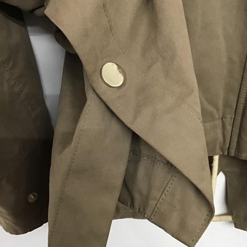 ザラ ZARA ジャケット、上着 ジャケット、ブレザー ジップアップパーカージャケット アウター M 無地 茶 / ブラウン /  レディース USED 古着 中古 10136786