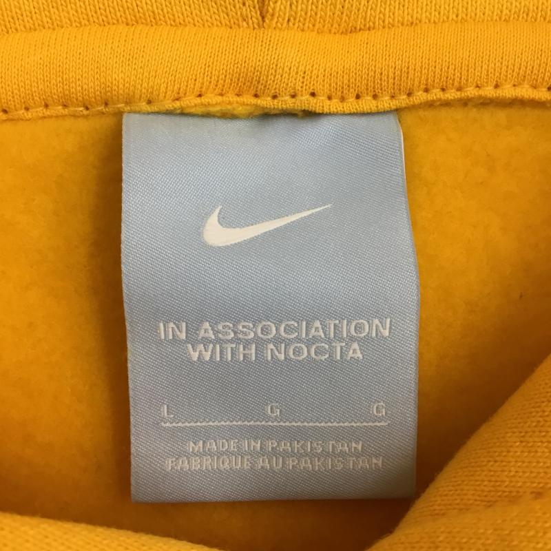ナイキ NIKE パーカー 長袖 DA3920-739 DRAKE NOCTA Hoodie L ロゴ、文字 黄 / イエロー /  メンズ USED 古着 中古 10144850
