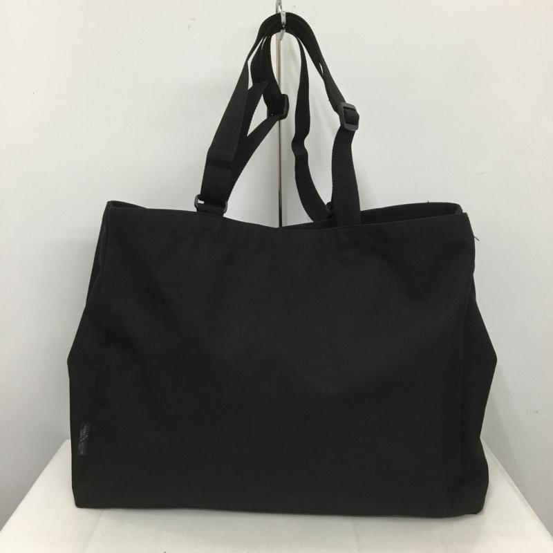 古着 USED トートバッグ トートバッグ TRANSPORTATION ビッグトート 無地 黒 / ブラック /  メンズ USED 古着 中古 10140439