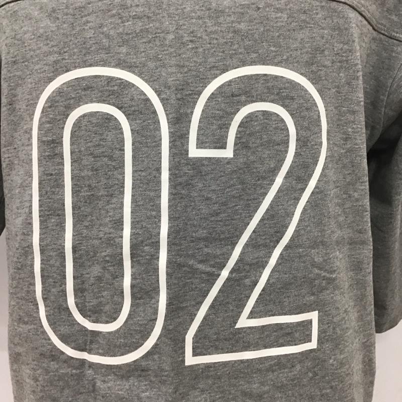 ナイキ NIKE Tシャツ 七分袖 M ロゴ、文字 灰 / グレー /  メンズ USED 古着 中古 10107991
