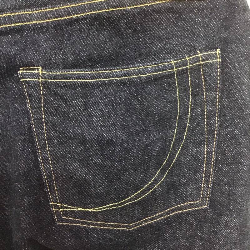 桃太郎ジーンズ MOMOTARO JEANS パンツ デニム、ジーンズ デニムパンツ ワーカージーンズ カジュアルパンツ ワイドパンツ 34インチ 無地 インディゴ / インディゴ /  メンズ USED 古着 中古 10107770