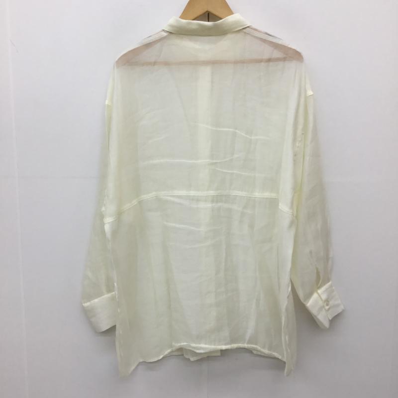 ローリーズファーム LOWRYS FARM シャツ、ブラウス 長袖 FREE 無地 アイボリー / アイボリー /  レディース USED 古着 中古 10134398