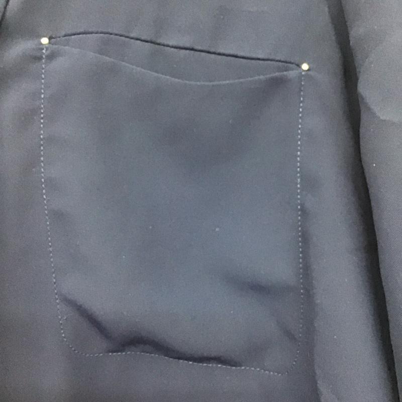 ザラベーシック ZARA BASIC シャツ、ブラウス 長袖 XS 無地 紺 / ネイビー /  レディース USED 古着 中古 10142121