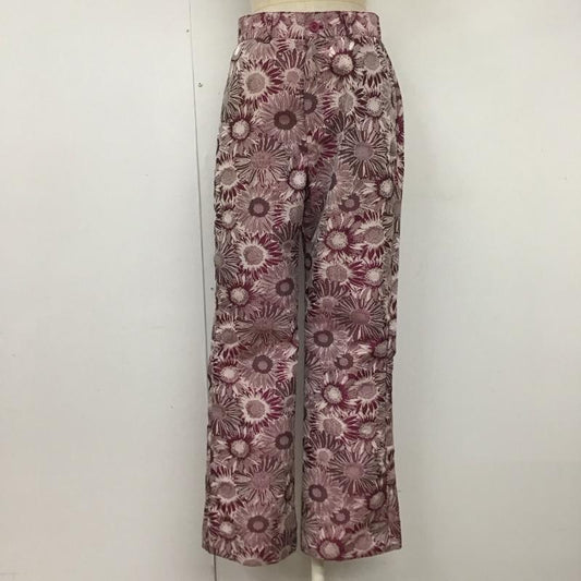 ジーナシス JEANASIS ボトムス ボトムス JS050691MC ハイウエストパンツ 花柄 M 総柄 紫 / パープル /  レディース USED 古着 中古 10122635