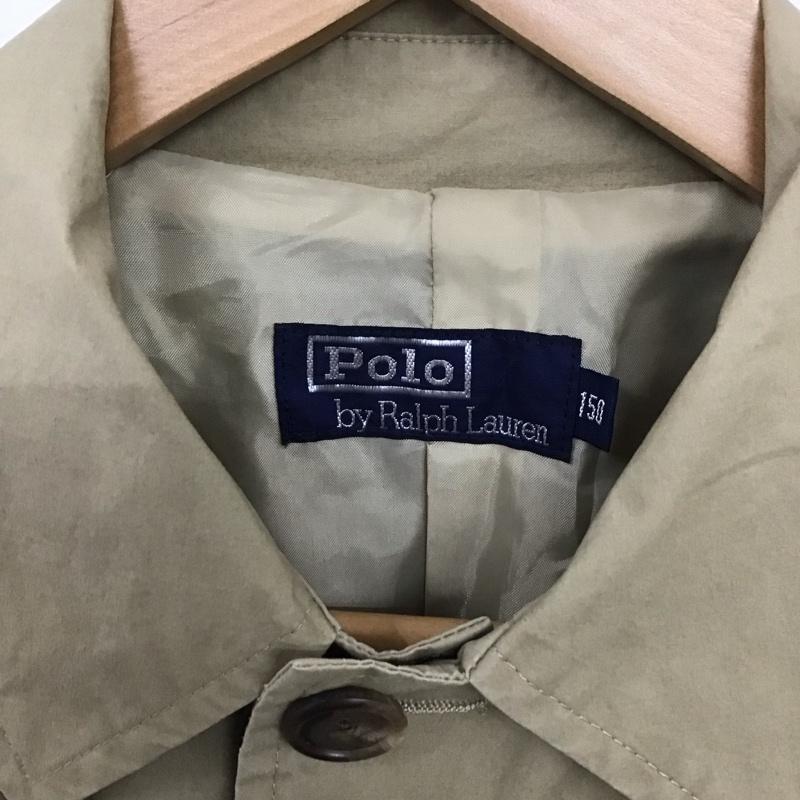 ポロバイラルフローレン Polo by RALPH LAUREN コート トレンチコート キッズ 150 150cm ワンポイント ベージュ / ベージュ /  ガールズ USED 古着 中古 10120233