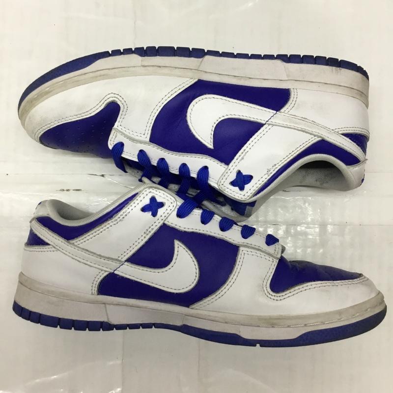 ナイキ NIKE スニーカー スニーカー DD1391-401 DUNK LOW RETRO 26cm 26.0cm ロゴ、文字 白 / ホワイト / X 青 / ブルー /  メンズ USED 古着 中古 10117624