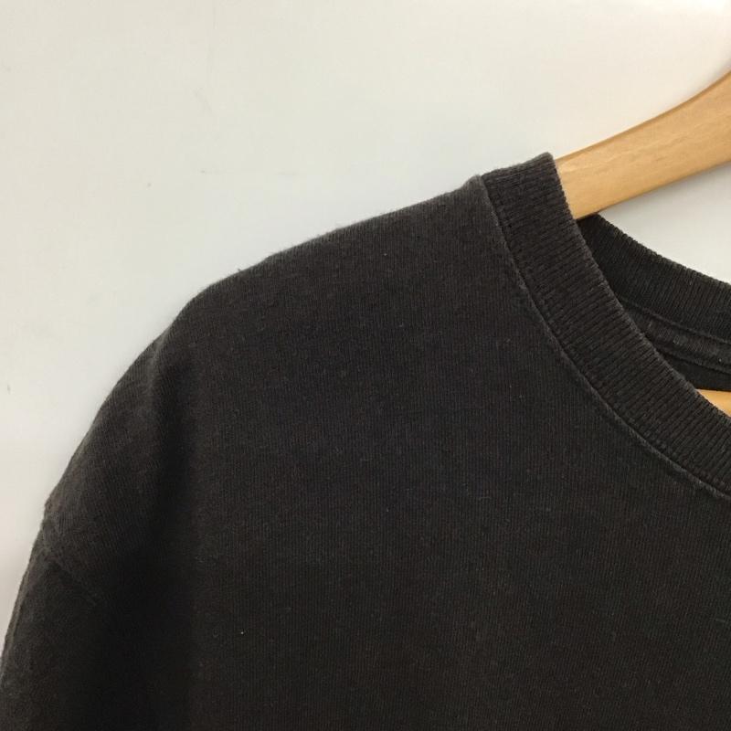 カーハート Carhartt Tシャツ 半袖 半袖カットソー プリントTシャツ クルーネックカットソー M ロゴ、文字 黒 / ブラック /  メンズ USED 古着 中古 10132923