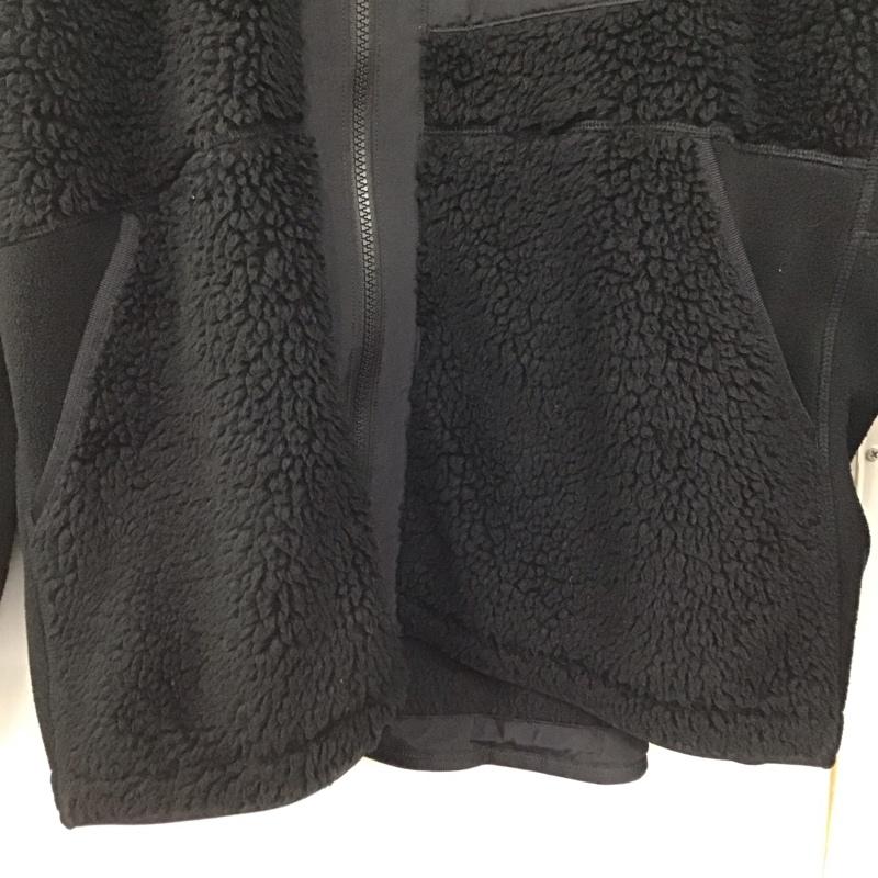 ユニクロ UNIQLO ジャケット、上着 ジャンパー、ブルゾン 341-463350 フリースジャケット WHITEMOUNTAINEERING ジャケット XL 無地 黒 / ブラック /  メンズ USED 古着 中古 10141993