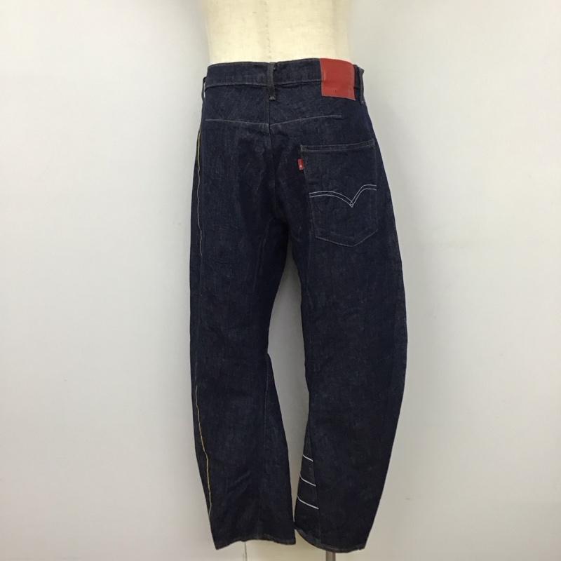 リーバイス Levi s パンツ デニム、ジーンズ 74645-0000 20周年記念モデル 570 エンジニアドジーンズ W32 L32 32インチ プリント インディゴ / インディゴ /  メンズ USED 古着 中古 10122171