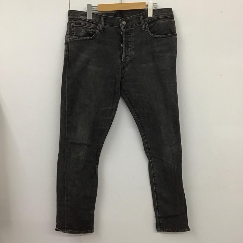 ポロラルフローレン POLO RALPH LAUREN パンツ デニム、ジーンズ 34インチ 無地 黒 / ブラック /  メンズ USED 古着 中古 10108079