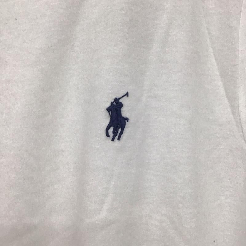 ポロラルフローレン POLO RALPH LAUREN Tシャツ 半袖 半袖カットソー プリントTシャツ クルーネックカットソー L ロゴ、文字 白 / ホワイト /  メンズ USED 古着 中古 10145678