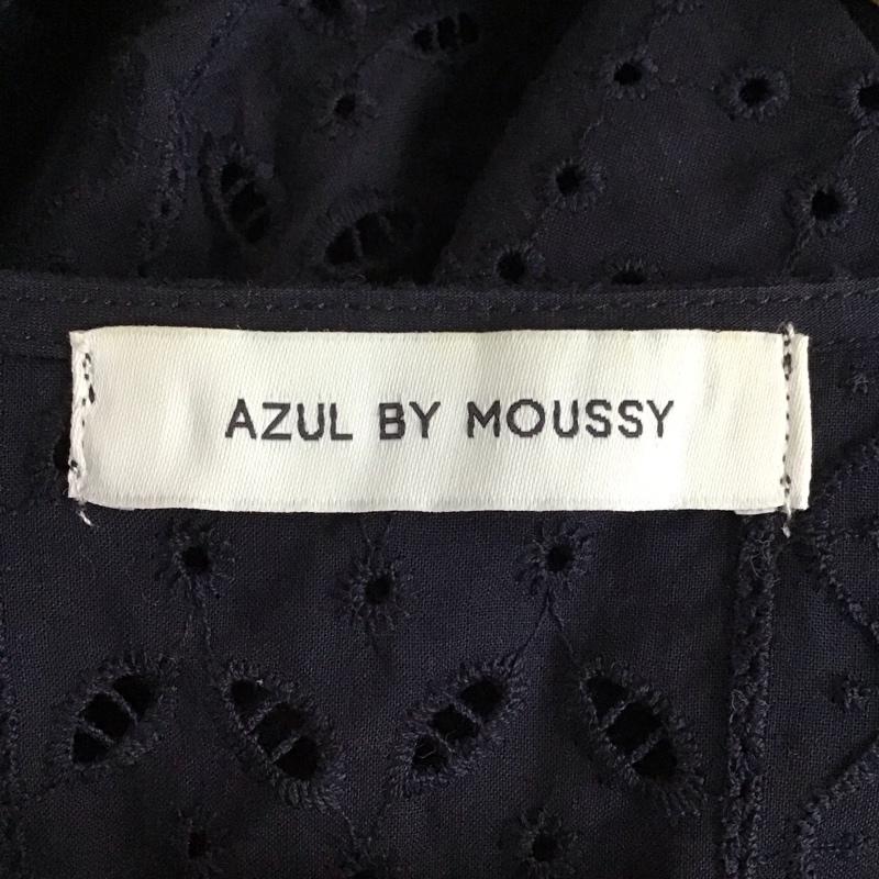 アズールバイマウジー AZUL BY MOUSSY ベスト ベスト 250aaw30-m107 ロングジレ FREE 総柄 紺 / ネイビー /  レディース USED 古着 中古 10149342