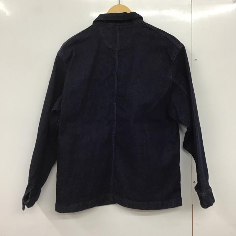 ユニクロ UNIQLO ジャケット、上着 ジャケット、ブレザー 01-31-2h006a デニムジャケット Gジャン S 無地 インディゴ / インディゴ /  メンズ USED 古着 中古 10141008