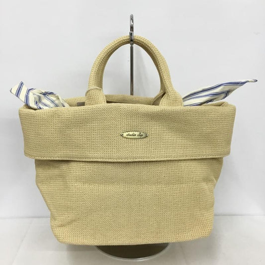 スタディオクリップ studio CLIP ハンドバッグ ハンドバッグ 18023014SC ザツザイシートトート タグ付き FREE ロゴ、文字 ベージュ / ベージュ /  レディース USED 古着 中古 10143672