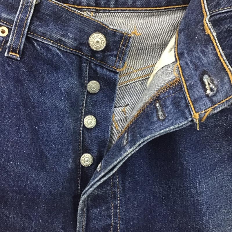 リーバイス Levi s パンツ デニム、ジーンズ 501 BIG-E 90年代 USA製 W34 L36 34インチ 無地 青 / ブルー /  メンズ USED 古着 中古 10107826