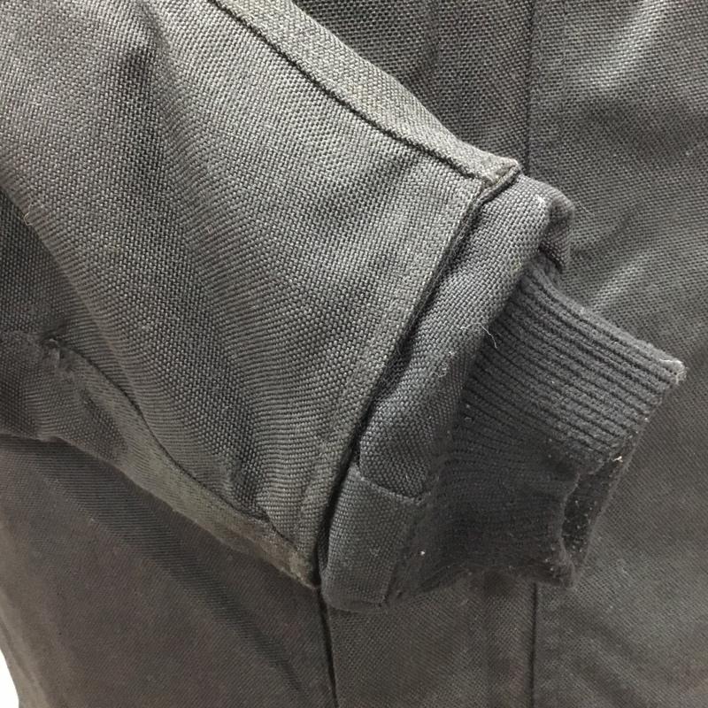 カーハート Carhartt ジャケット、上着 ジャケット、ブレザー ジップアップジャケット ジャンパー ジャケット カジュアルジャケット アウター ロゴ、文字 黒 / ブラック /  メンズ USED 古着 中古 10122300