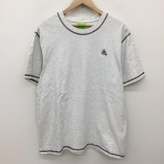 ハフ HUF Tシャツ 半袖 XL ロゴ、文字 灰 / グレー /  メンズ USED 古着 中古 10139093