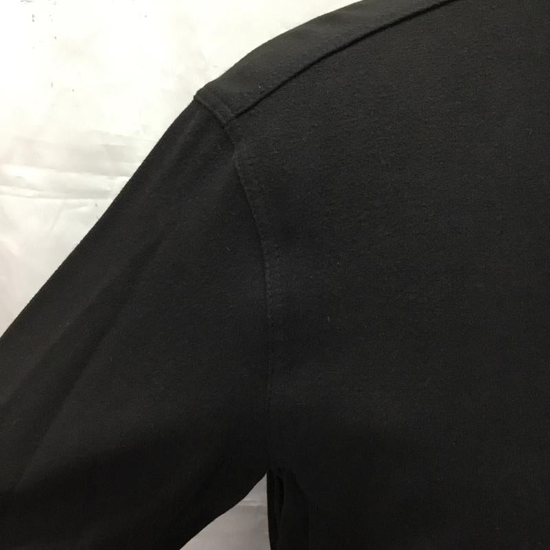 エンポリオアルマーニ EMPORIO ARMANI シャツ、ブラウス 長袖 長袖シャツ カラーシャツ 長袖カットソー 無地シャツ 46 無地 黒 / ブラック /  メンズ USED 古着 中古 10106475