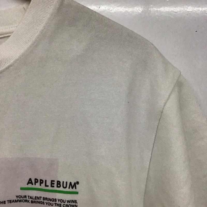 アップルバム APPLEBUM Tシャツ 半袖 半袖カットソー プリントTシャツ クルーネックカットソー M プリント 白 / ホワイト /  メンズ USED 古着 中古 10128762
